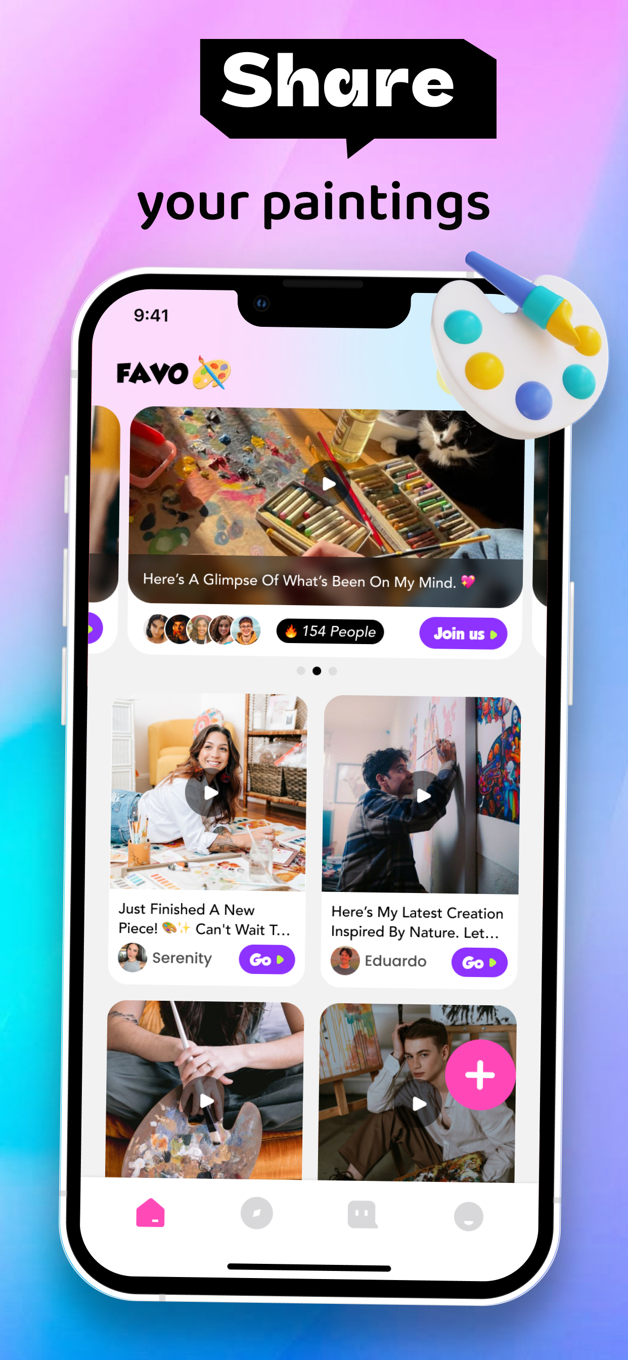 Lichee app interface showing interest-based groups